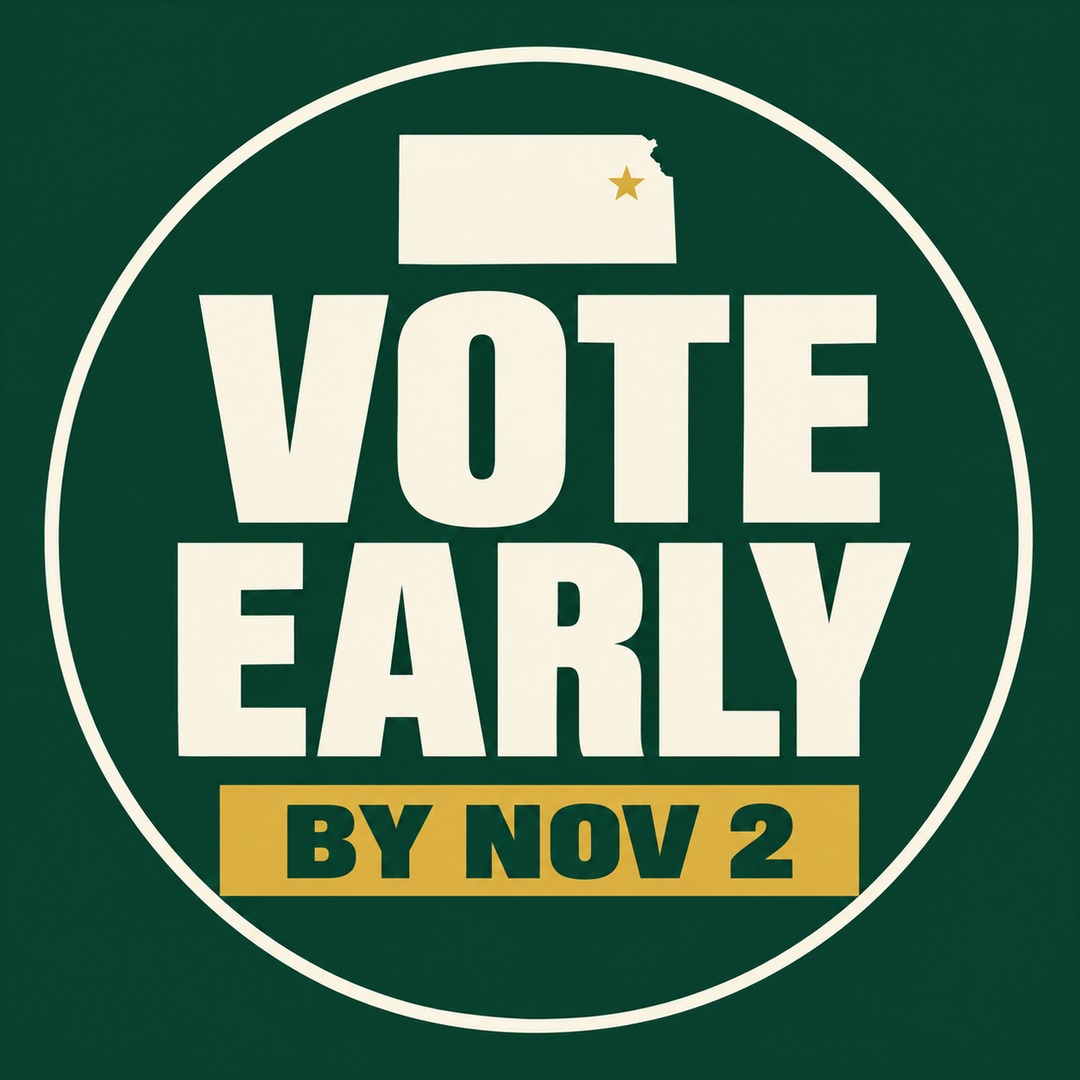 Kansas vote picture, hand-made design 4