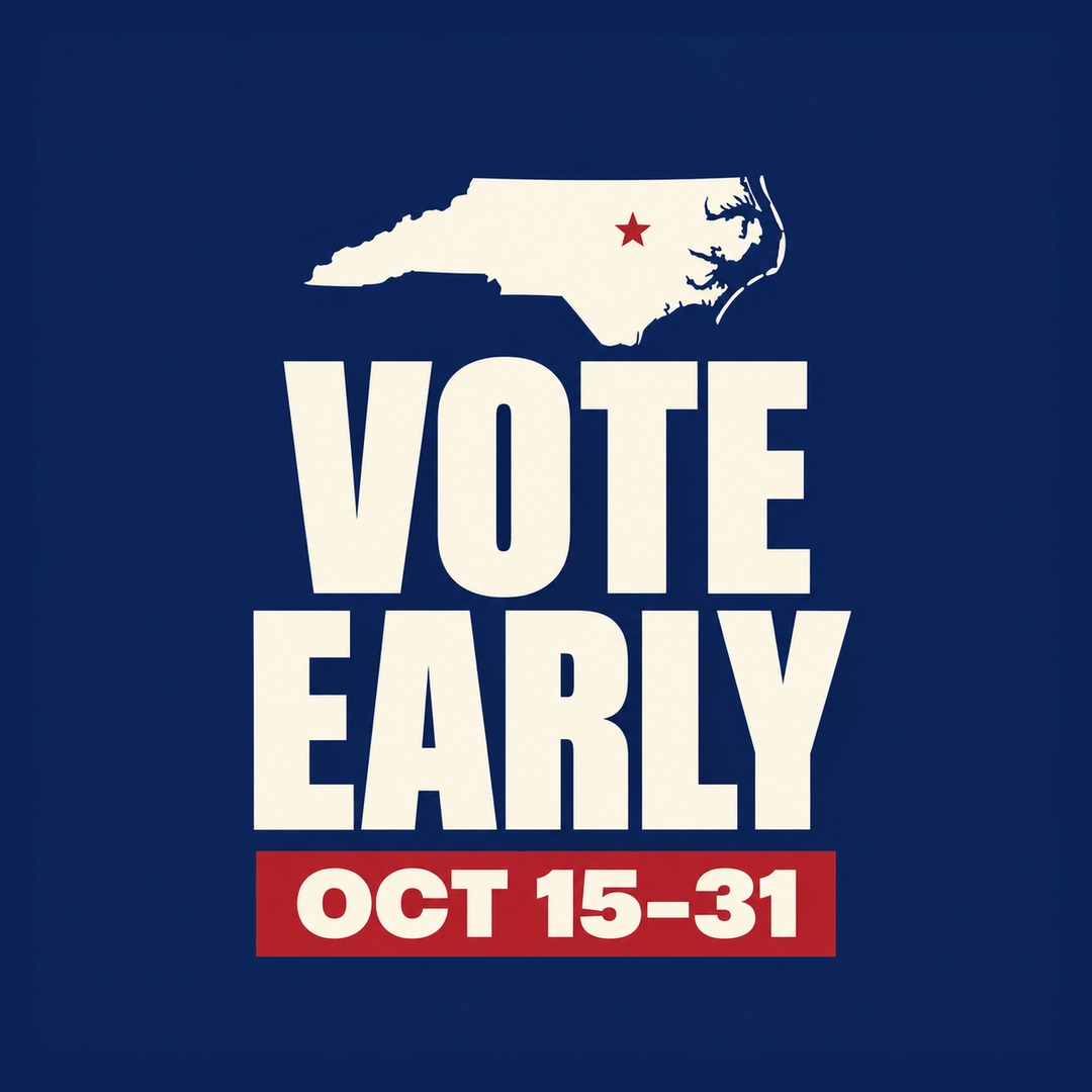 North Carolina vote picture, hand-made design 2