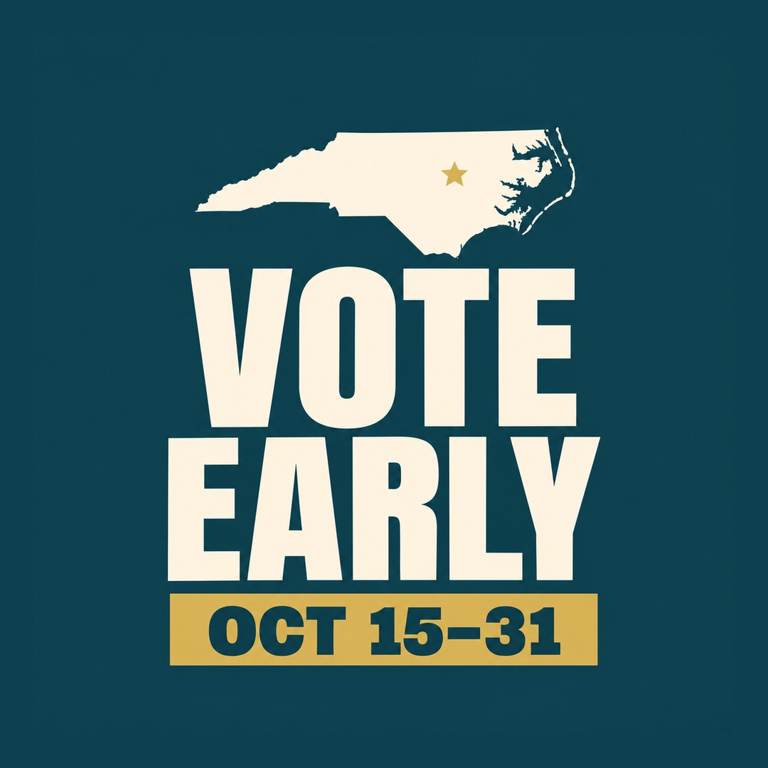 North Carolina vote picture, hand-made design 4