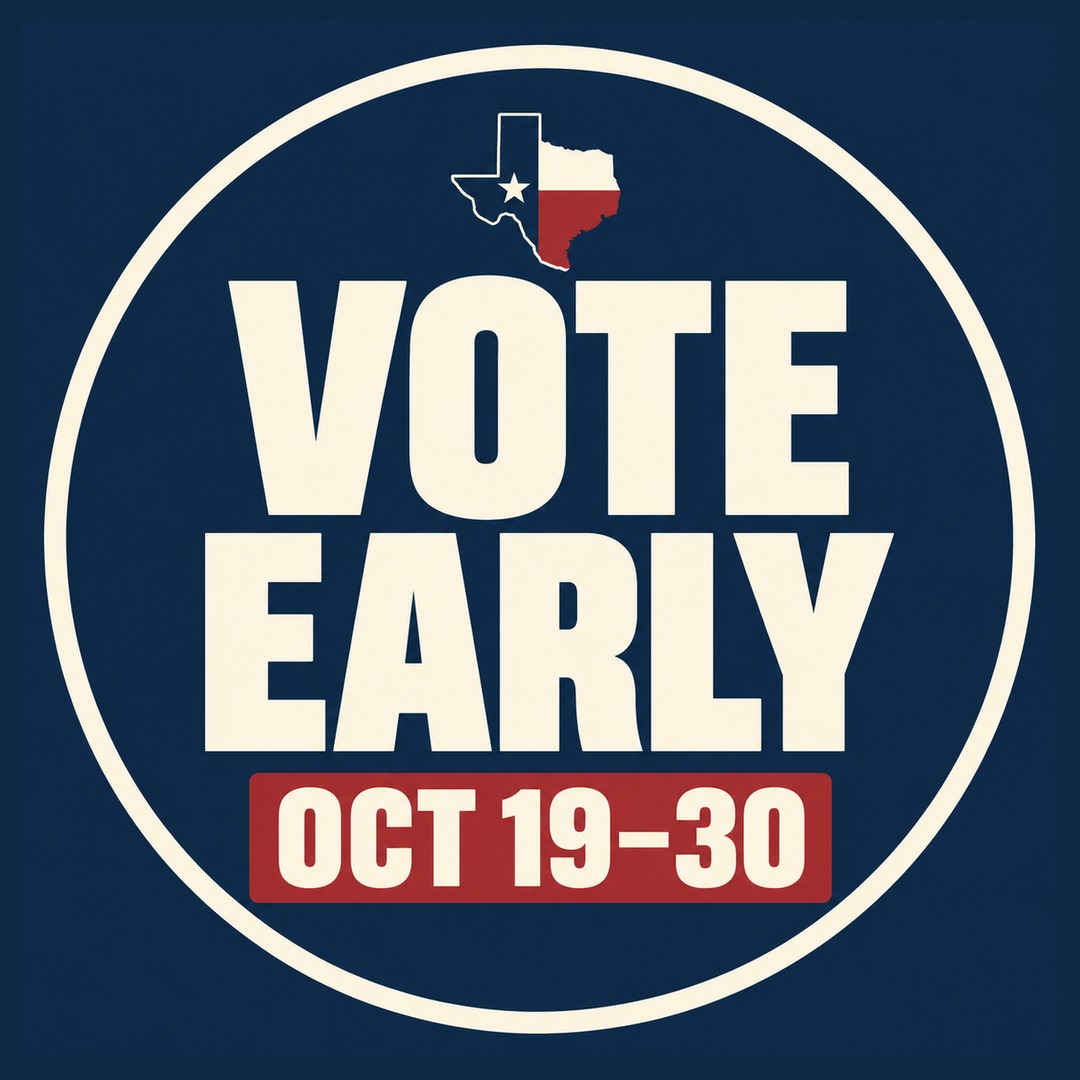 Texas vote picture, hand-made design 5