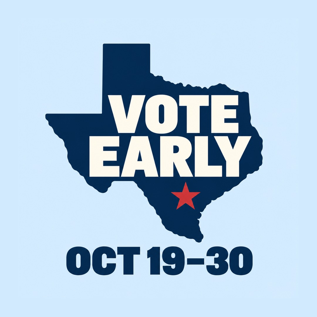Texas vote picture, hand-made design 7