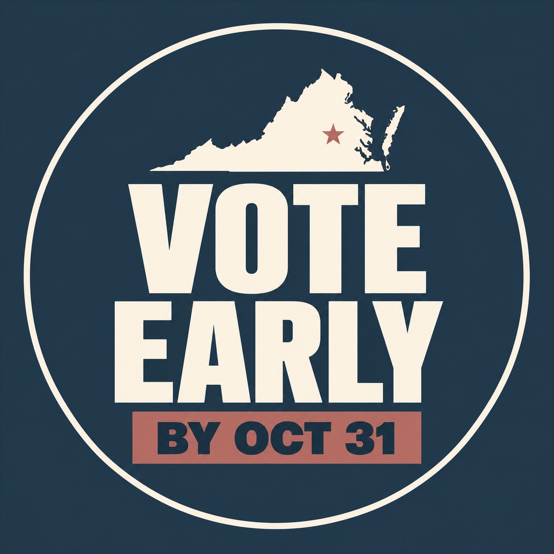 Virginia vote picture, hand-made design 1